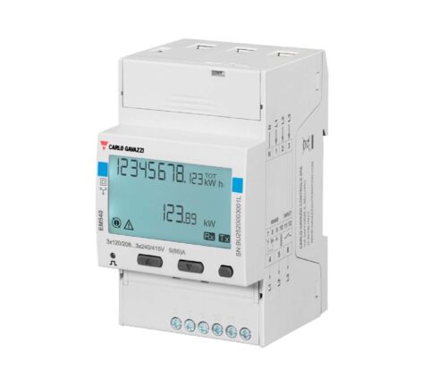 EM540 DIN - 3 Phase Energy Analyzer 65A MID Certified | Modbus RS485 Output