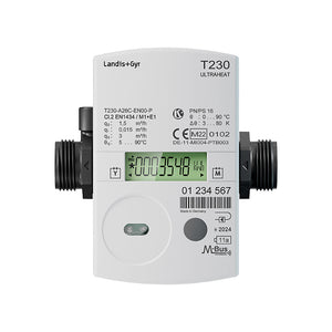 T230 ULTRAHEAT Heat Meter. 1/2" BSP (DN15), QP1.5, 110mm. (PN: T230-A21C).