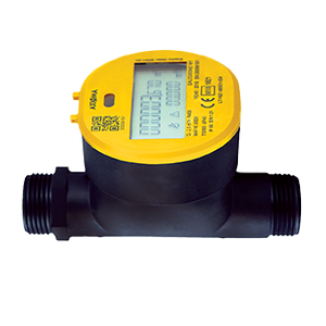 Axioma Qalcosonic W1 Cold Water Meter. 20mm, 3/4" BSP Q3=4.0 m3/h. 130mm.